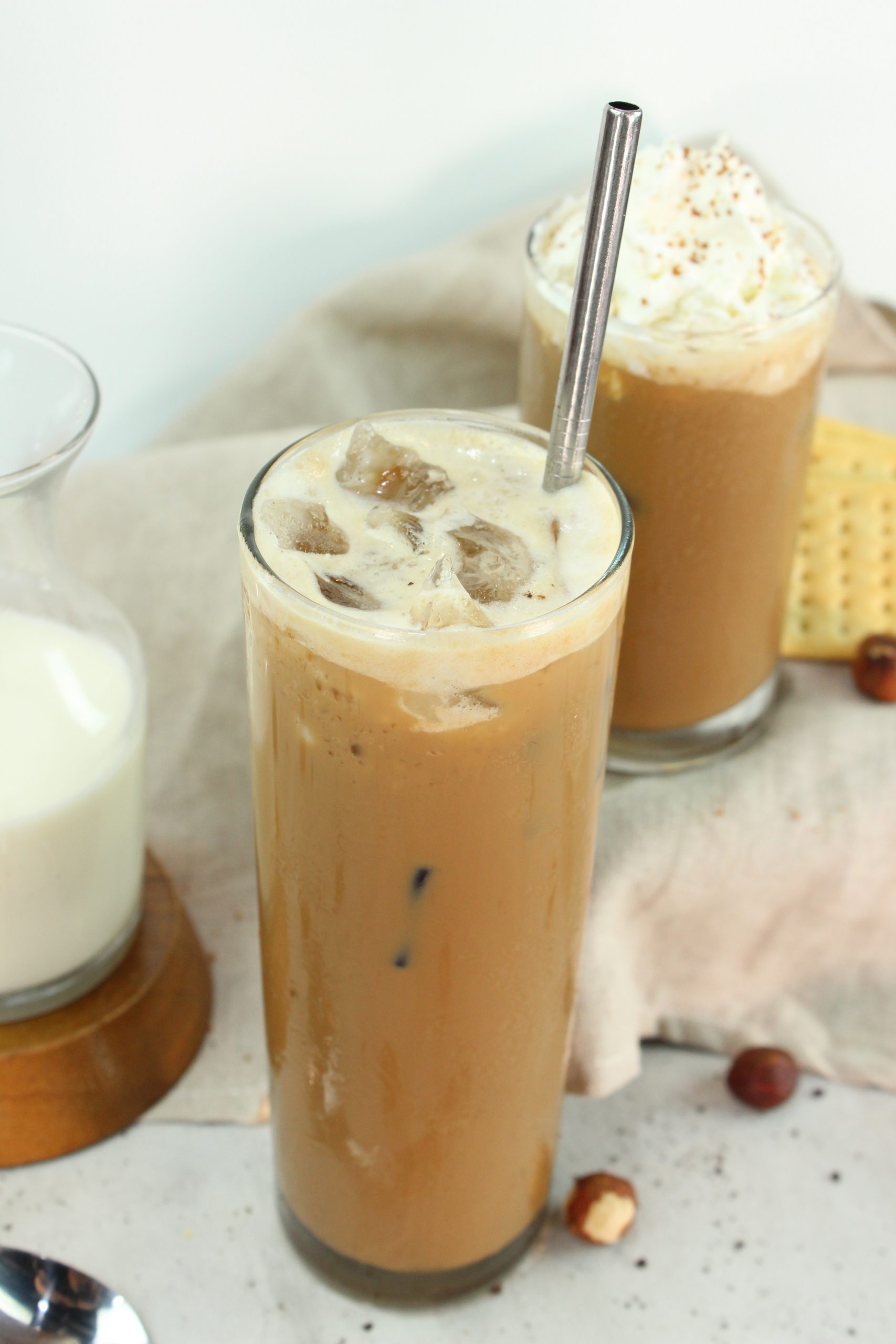 Iced Hazelnut Milk Tea Haldinfoods