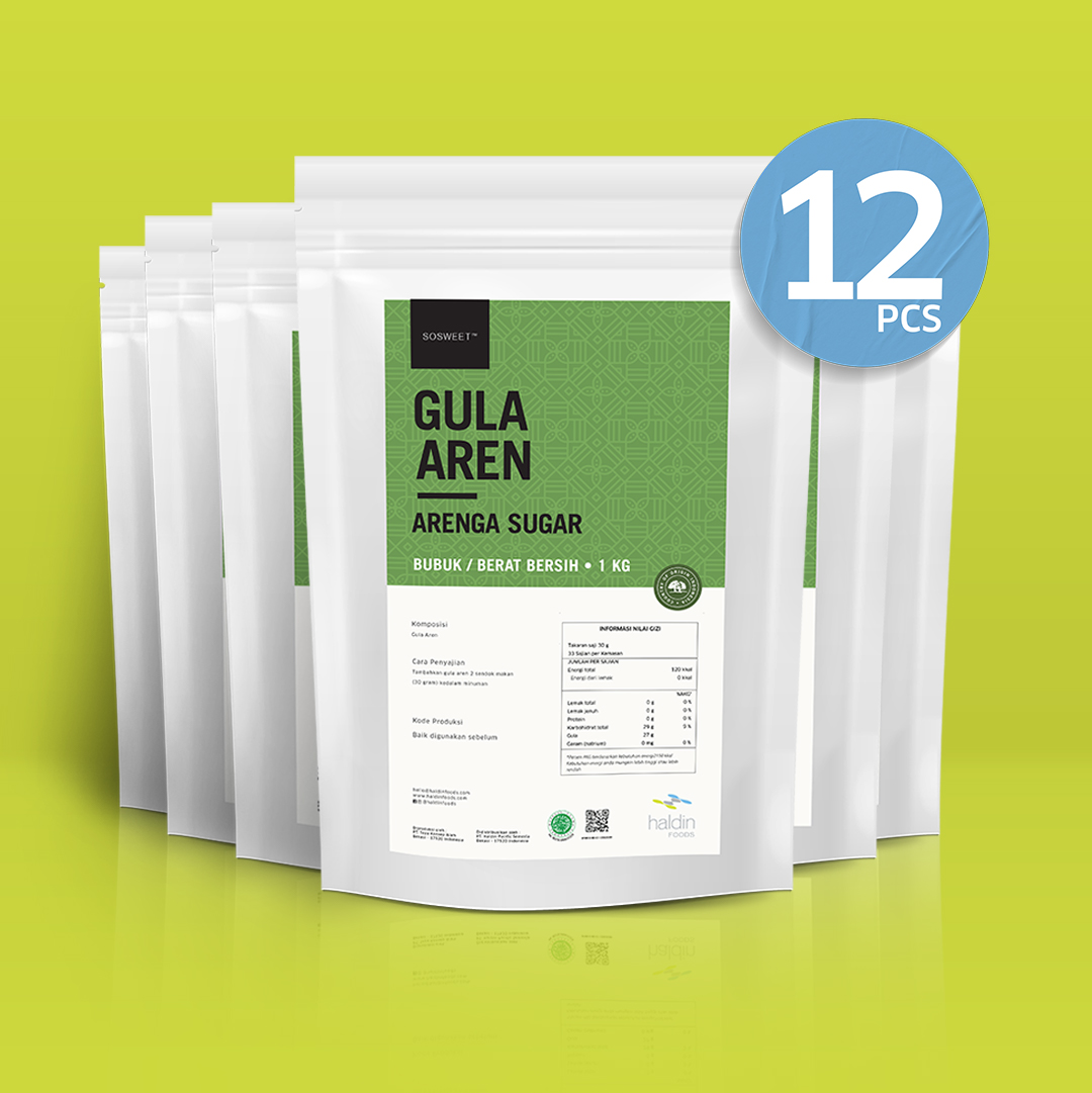 ARENGA POWDER, 1 KG (12 PCS)